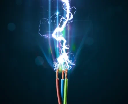 depositphotos 30403829 electric cable with glowing electricity lightning